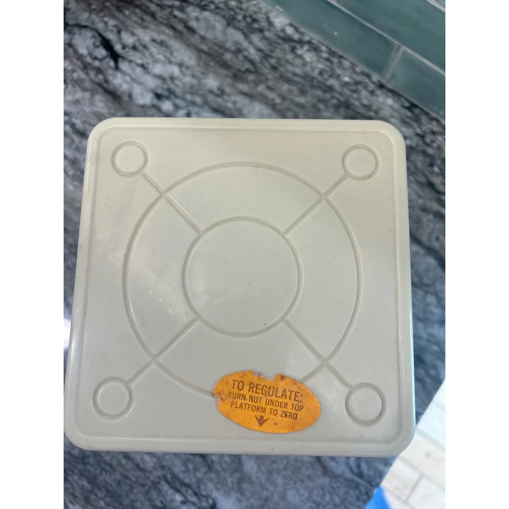 Vintage Sears Kitchen Scale Model 1900 Cream 25lb Capacity Analog Manual Scale